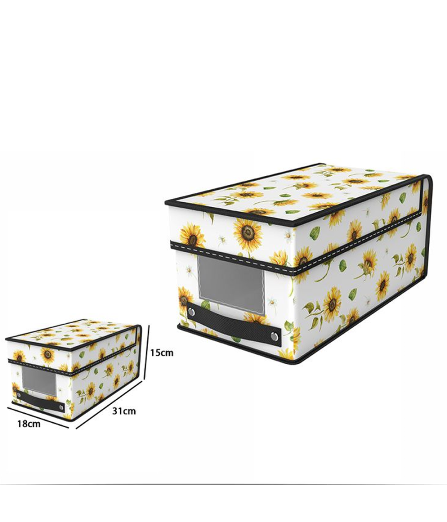 Box Scatola Salvaspazio Armadio Contenitore Porta Oggetti Organizer 18x31x15         