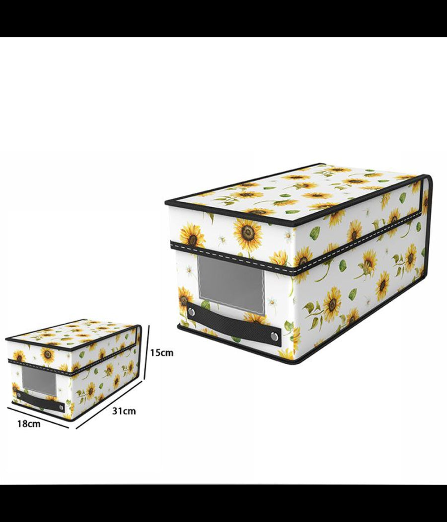 Box Scatola Salvaspazio Armadio Contenitore Porta Oggetti Organizer 18x31x15         