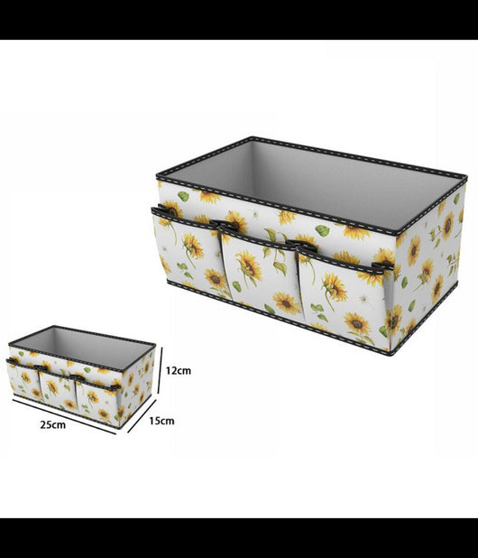 Box Scatola Salvaspazio Armadio Contenitore Porta Oggetti Organizer 25x15x12 Cm         