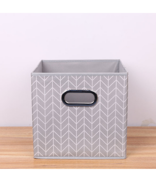 Box Scatola Salvaspazio Armadio Contenitore Porta Oggetti Organizer 25x25x25 Cm         