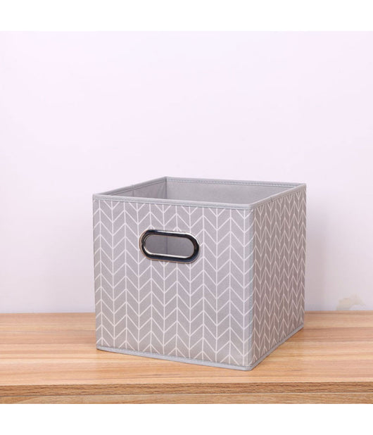 Box Scatola Salvaspazio Armadio Contenitore Porta Oggetti Organizer 25x25x25 Cm         
