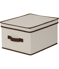 Box Scatola Salvaspazio Armadio Contenitore Porta Oggetti Organizer 30x40x25 Cm         