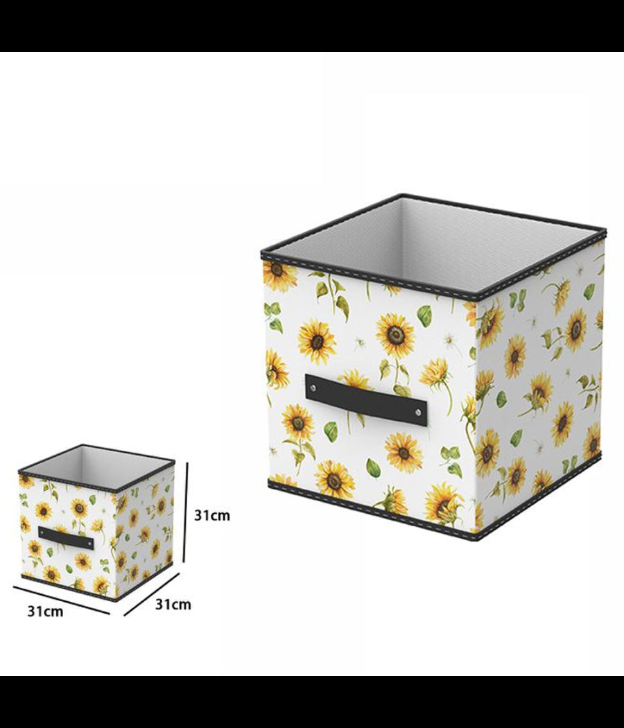 Box Scatola Salvaspazio Armadio Contenitore Porta Oggetti Organizer 31x31x31         