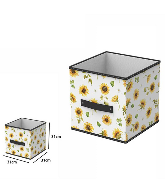 Box Scatola Salvaspazio Armadio Contenitore Porta Oggetti Organizer 31x31x31         