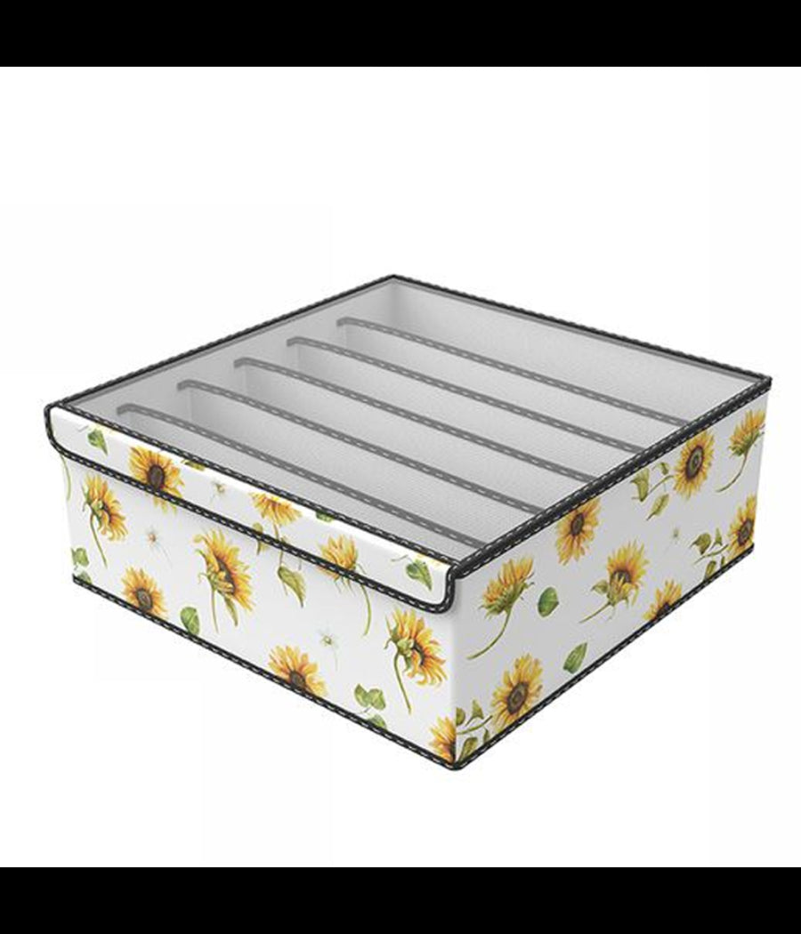 Box Scatola Salvaspazio Armadio Contenitore Porta Oggetti Organizer 32x32x12 Cm         