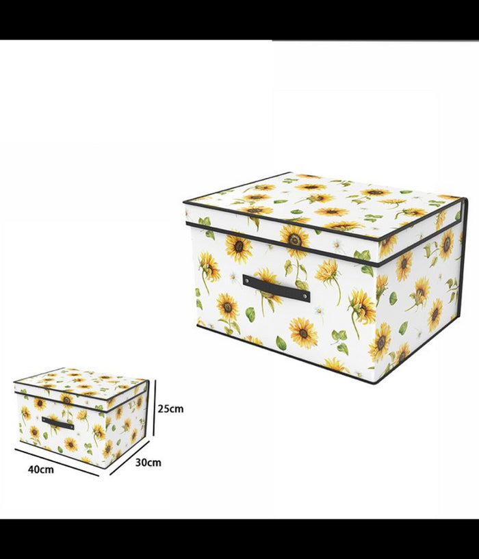 Box Scatola Salvaspazio Armadio Contenitore Porta Oggetti Organizer 40x30x25         