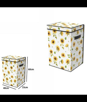 Box Scatola Salvaspazio Armadio Contenitore Porta Oggetti Organizer 40x35x60 Cm         