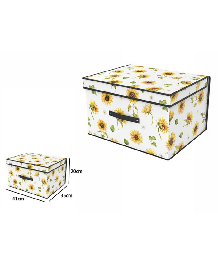 Box Scatola Salvaspazio Armadio Contenitore Porta Oggetti Organizer 41x35x20         