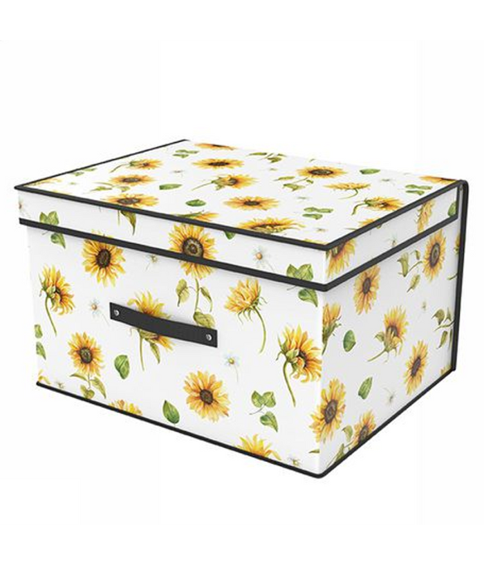 Box Scatola Salvaspazio Armadio Contenitore Porta Oggetti Organizer 50x40x30 Cm         