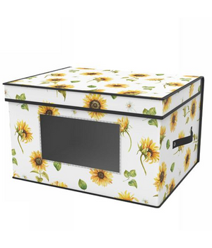 Box Scatola Salvaspazio Armadio Contenitore Porta Oggetti Organizer 50x40x30 Cm         