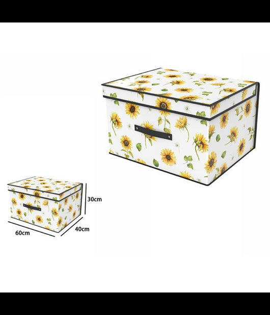 Box Scatola Salvaspazio Armadio Contenitore Porta Oggetti Organizer 60x40x30 Cm         