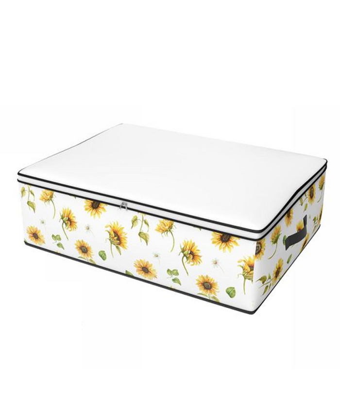 Box Scatola Salvaspazio Armadio Contenitore Porta Oggetti Organizer 80x45x15 Cm         