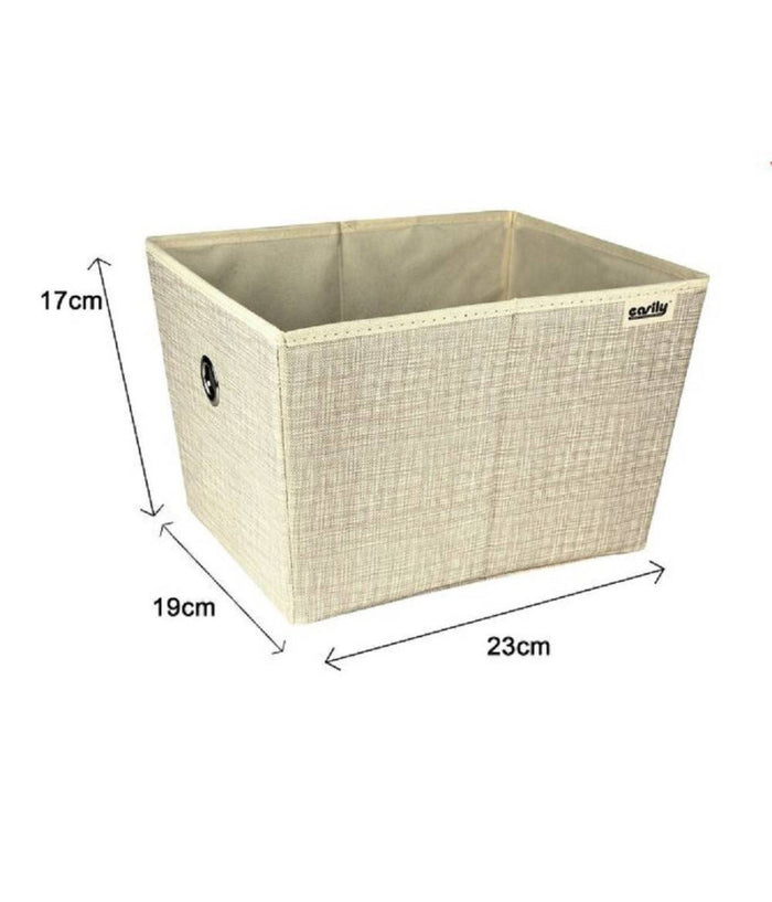 Box Scatola Salvaspazio Portatutto Contenitore Armadi Organizer 19x23x17cm 69724         