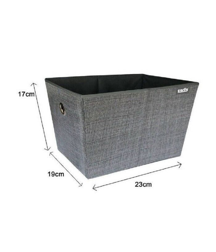Box Scatola Salvaspazio Portatutto Contenitore Armadi Organizer 19x23x17cm 69724         