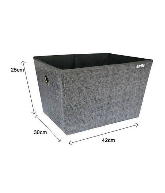 Box Scatola Salvaspazio Portatutto Contenitore Armadi Organizer 25x30x42cm 69726         