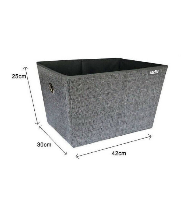 Box Scatola Salvaspazio Portatutto Contenitore Armadi Organizer 25x30x42cm 69726         