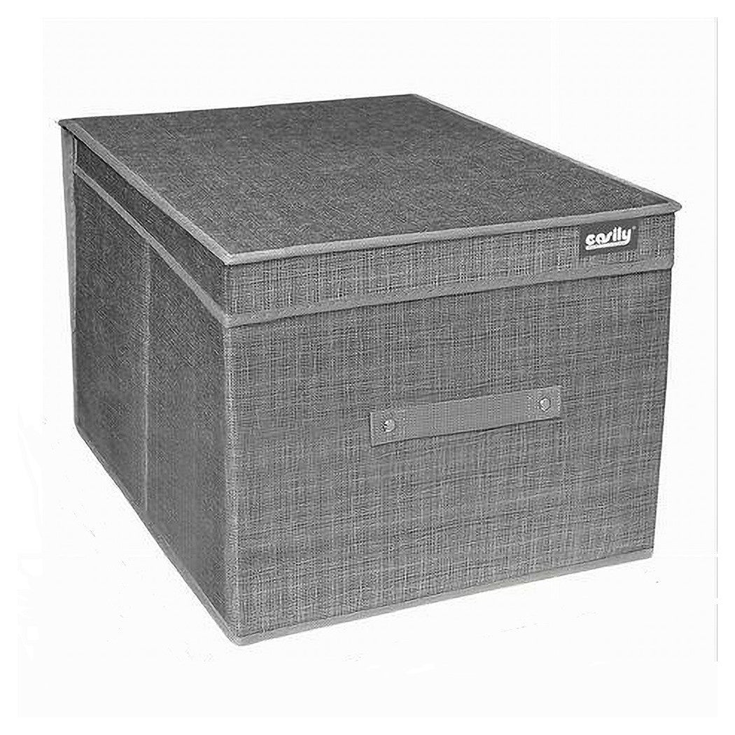 Trade Shop - Box Scatola Salvaspazio Portatutto Contenitore Organizer 25 X 40 X 30 Cm 69694 -