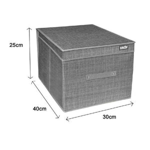 Trade Shop - Box Scatola Salvaspazio Portatutto Contenitore Organizer 25 X 40 X 30 Cm 69694 -