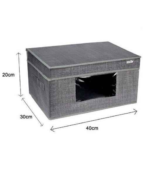 Box Scatola Salvaspazio Portatutto Contenitore Organizer 40 X 30 X 20 Cm 69699         
