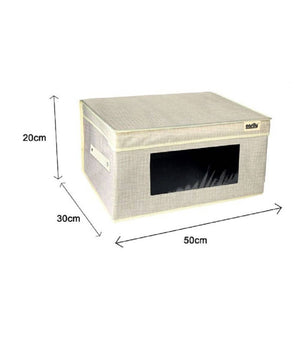 Box Scatola Salvaspazio Portatutto Contenitore Organizer 50x30x20cm 69700         