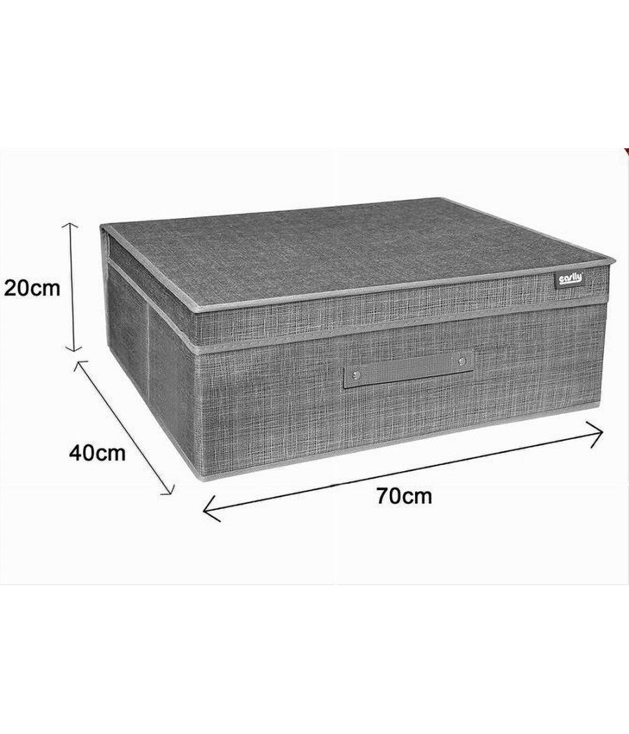 Box Scatola Salvaspazio Portatutto Contenitore Organizer 70 X 40 X 20 Cm 69697         
