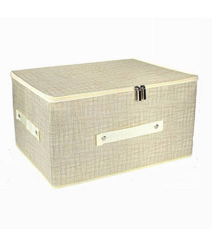 Box Scatola Salvaspazio Portatutto Contenitore Organizer Cerniera 79416 45x35x20cm         