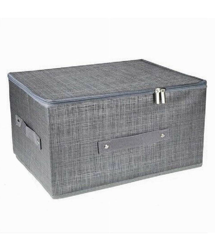 Box Scatola Salvaspazio Portatutto Contenitore Organizer Cerniera 79416 45x35x20cm         
