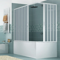 Box sopravasca Galassia 2 ante 70x140cm apertura angolare