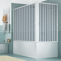 Box sopravasca Galassia 2 ante 70x140cm apertura angolare
