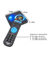 Box Tv Digitale Hd Android 10.0 T95max Ridotte Dimensioni Full Hd Wifi Usb Telecomando         