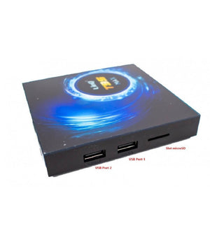 Box Tv Digitale Hd Android 10.0 T95max Ridotte Dimensioni Full Hd Wifi Usb Telecomando         