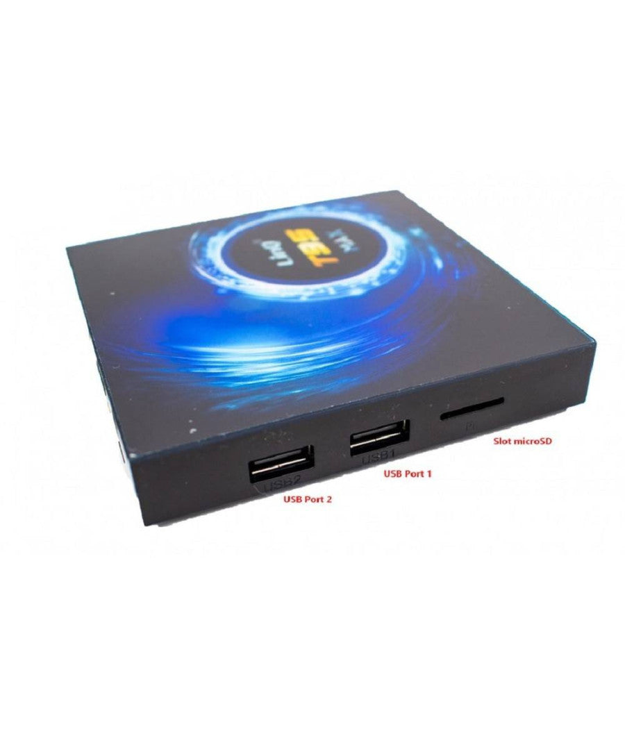 Box Tv Digitale Hd Android 10.0 T95max Ridotte Dimensioni Full Hd Wifi Usb Telecomando         