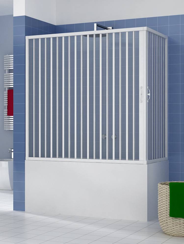 Box vasca Libert� 70x160 H150 cm due ante conÊ apertura angolare