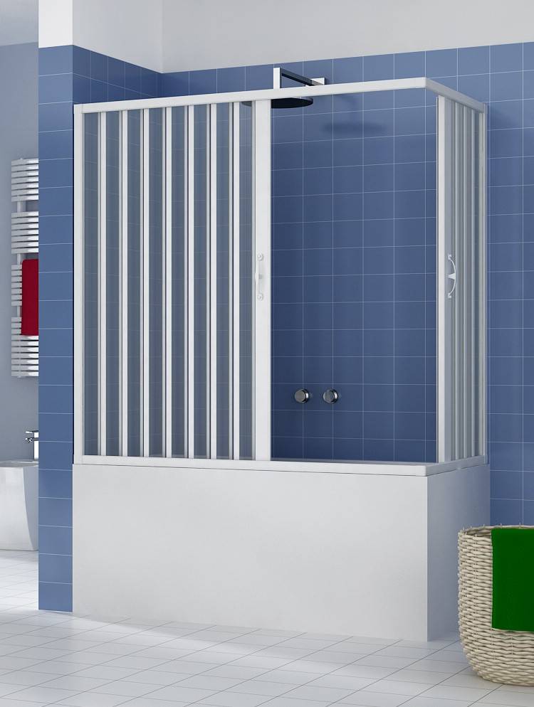 Box vasca Libert� 70x160 H150 cm due ante conÊ apertura angolare