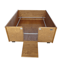 BOX PARTO IN LEGNO PER CANI MODELLO XXXL L.125  x P.150 x H.50 100% FABBRICATO IN ITALIA - ORIGINAL LEGNO ITALIA