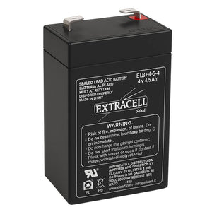 Batteria piombo 4v 4.5ah ricaricabile sigillata agm compatta