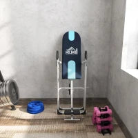 Panca a Inversione Gravitazionale Professionale Imbottita, Tavola di Inversione in Acciaio, 65x112-142x126cm