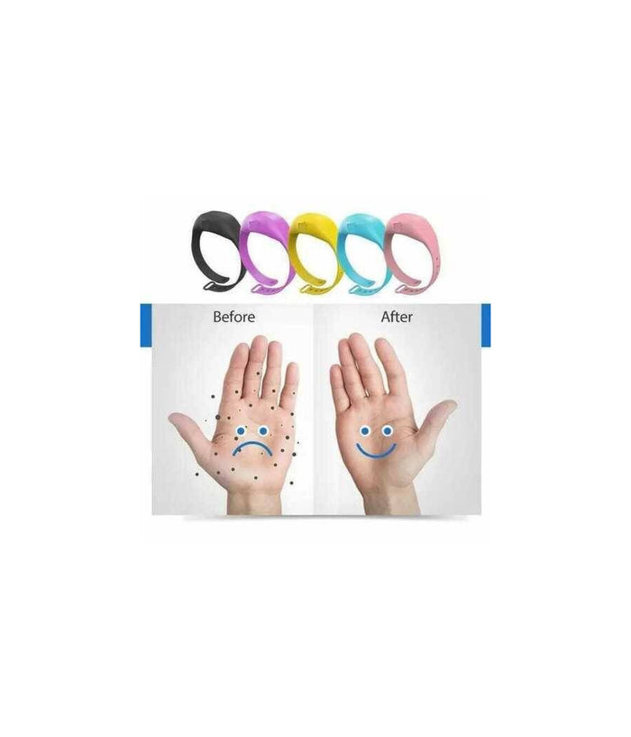 Bracciale Porta Gel Disinfettante Igienizzante Mani Unisex Ricaricabile Silicone         