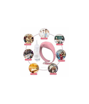 Bracciale Porta Gel Disinfettante Igienizzante Mani Unisex Ricaricabile Silicone         