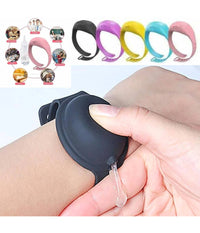 Bracciale Porta Gel Disinfettante Igienizzante Mani Unisex Ricaricabile Silicone         
