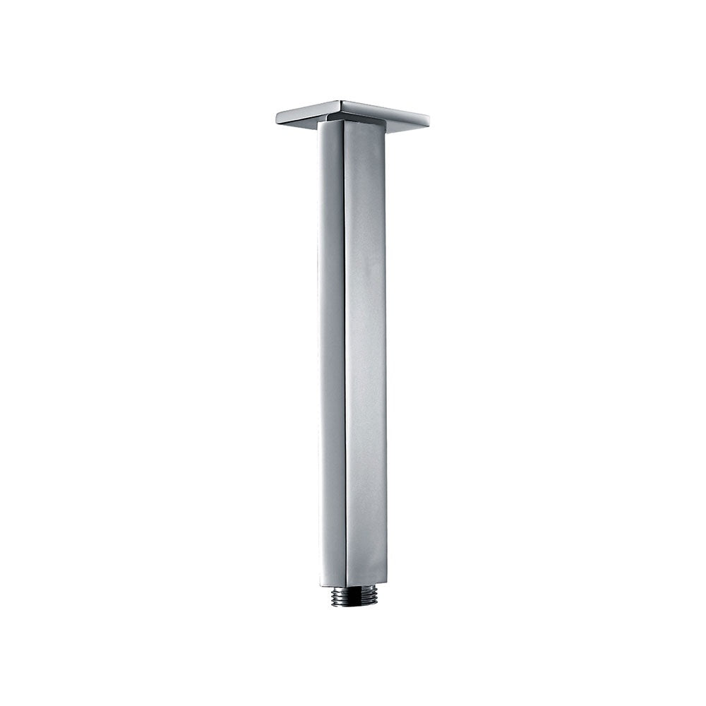 Braccio doccia a soffitto acciaio inox satinato quadrato 20 cm KYOTO