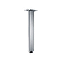 Braccio doccia a soffitto acciaio inox satinato quadrato 20 cm KYOTO