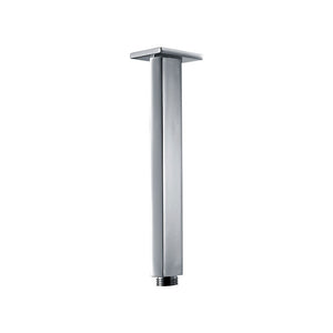 Braccio doccia a soffitto acciaio inox satinato quadrato 20 cm KYOTO