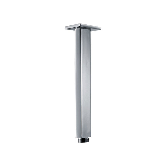 Braccio doccia a soffitto acciaio inox satinato quadrato 20 cm KYOTO