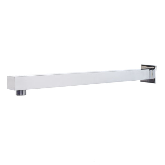 Braccio doccia a parete acciaio inox satinato quadrato 40 cm PARIGI