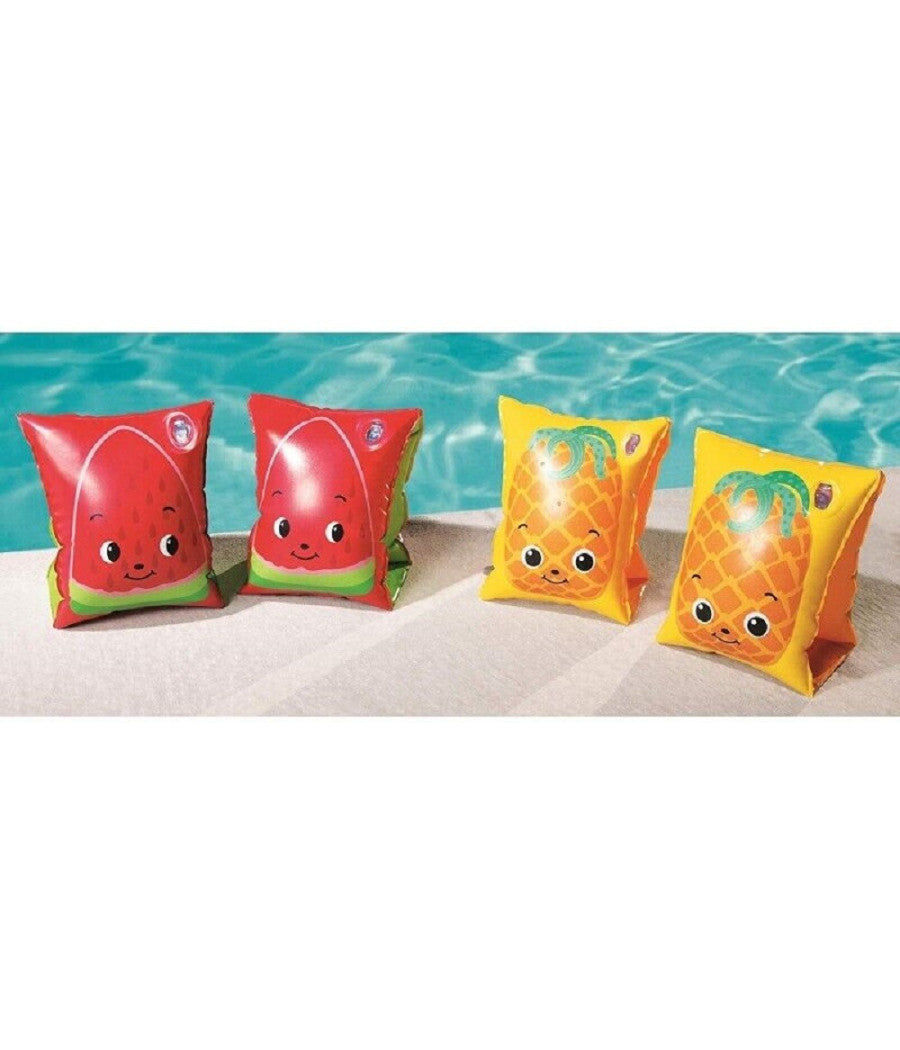 Braccioli Frutta Per Bambini 23x15cm Nuoto Piscina Mare Modelli Assortiti 32042         