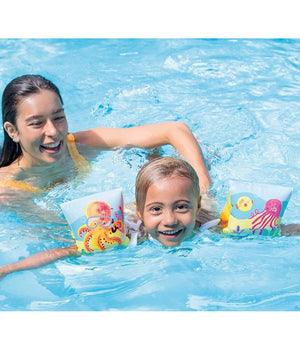 Braccioli Fun Fish 23 X 15 Cm Multicolore Bambini 3 - 6 Anni Piscina Mare 58652         