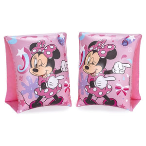 Trade Shop - Braccioli Gonfiabili Minnie Valvole Sicurezza Accessori Mare Piscina 23x15cm 019968 -