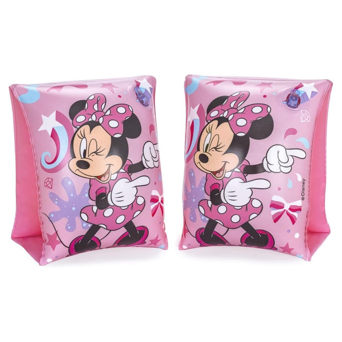 Trade Shop - Braccioli Gonfiabili Minnie Valvole Sicurezza Accessori Mare Piscina 23x15cm 019968 -