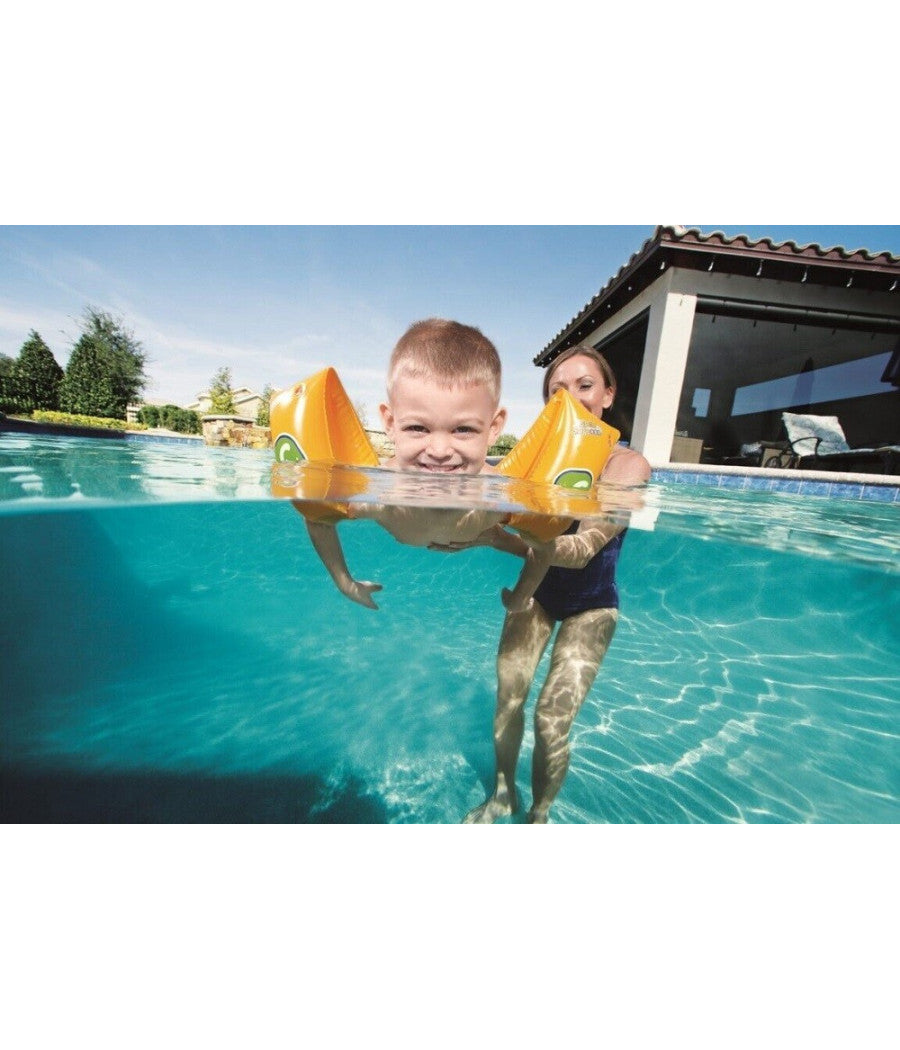 Trade Shop - Braccioli Maxi Swim Safe Abc Step C 30 X 15 Cm Eta' 5-12 Anni Mare Piscina 32110 -